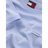 Tommy Hilfiger - T-shirt - Blauw - 95% Regeneratief Katoen