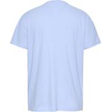 Tommy Hilfiger - T-shirt - Blauw - 95% Regeneratief Katoen