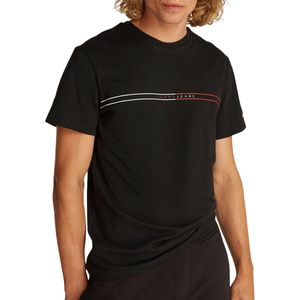 Tommy Jeans Kurzarmshirt "TJM SLIM ENTRY GRAPHIC TEE EXT", Mit Rundhalsausschnitt