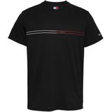 Tommy Hilfiger - T-shirt - Zwart - Katoen