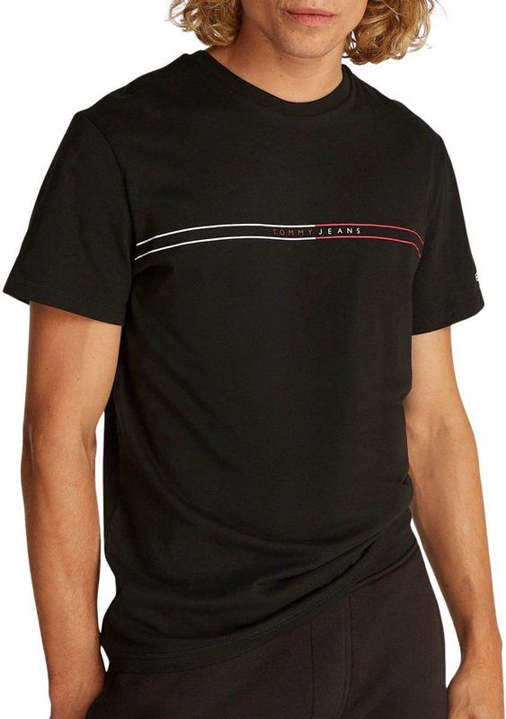 Tommy Hilfiger - T-shirt - Zwart - Katoen
