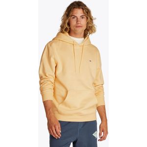 Tommy Jeans Heren TJM REG S VLAG HOODIE Pullover Hoodie, Geel, S, Geel (Vla Crème), S