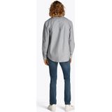 Tommy Hilfiger - Longsleeve Shirt - Grijs - 95% Regeneratief Katoen