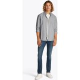 Tommy Hilfiger - Longsleeve Shirt - Grijs - 95% Regeneratief Katoen