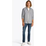 Tommy Hilfiger - Longsleeve Shirt - Grijs - 95% Regeneratief Katoen