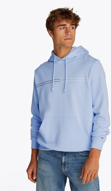 Tommy Jeans - Hoodie - Katoen - Zwart