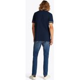 Poloshirt - Effen - Katoen - Geribbelde Kraag - Knoopsluiting