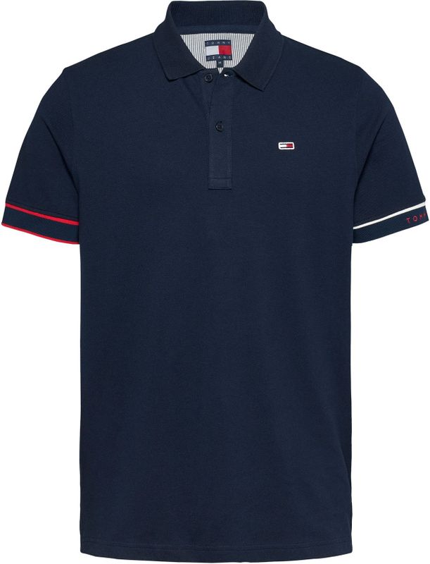 Poloshirt - Effen - Katoen - Geribbelde Kraag - Knoopsluiting