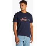 Shirt - Zwart - Jersey - Ronde Hals - Kwartmouw - Normale Pasvorm