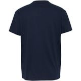 Shirt - Zwart - Jersey - Ronde Hals - Kwartmouw - Normale Pasvorm