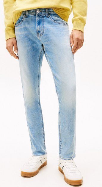 Tommy Jeans Taps toelopende heren, Denim (Denim Licht), 28W / 30L