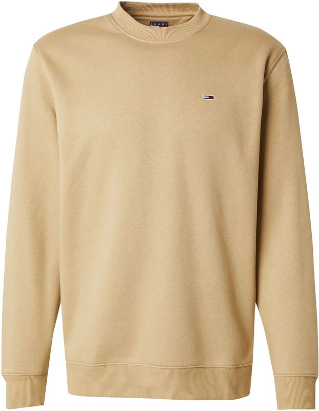 Tommy Jeans Tjm Reg S Flag Crew Dm0dm20741 Sweatshirt voor heren, Beige (Relic Tan)