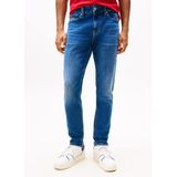 Jeans - Denim Dark - Met Riemlussen - Steekzakken - Ritssluiting