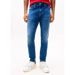 Jeans - Denim Dark - Met Riemlussen - Steekzakken - Ritssluiting