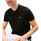 Tommy Jeans - Heren S/S Polo - T-shirt - Zwart - 100% Biologisch Katoen