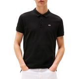Tommy Jeans - Heren S/S Polo - T-shirt - Zwart - 100% Biologisch Katoen