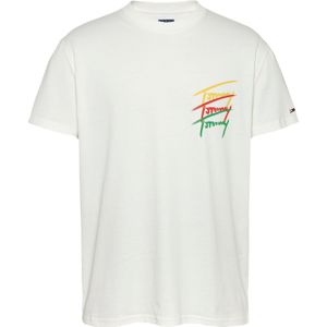 Tommy Jeans - T-shirt - Korte Mouwen - Zwart - 100% Regeneratief Katoen