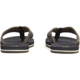Tommy Hilfiger - PADDED COMFORT HILFIGER B Sandal - Slippers - Zwart - Kunststof