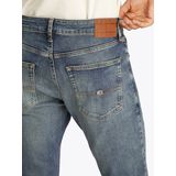 Stretchbroeken - Effen - Denim - Heavy Washed - Slimfit