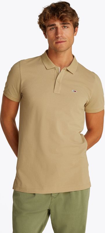 Tommy Jeans - Poloshirt - Wit - 100% Biologisch Katoen