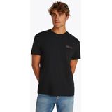 Tommy Hilfiger - T-shirt - Zwart - Katoen