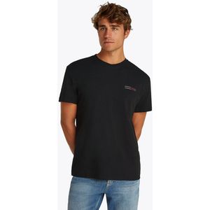 Tommy Hilfiger - T-shirt - Zwart - Katoen