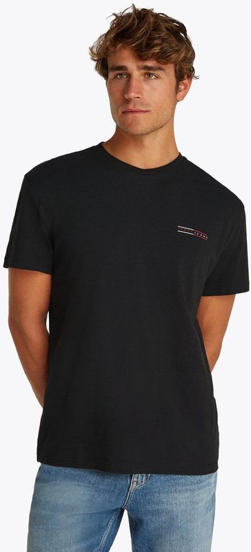 Tommy Hilfiger - T-shirt - Zwart - Katoen