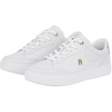Tommy Hilfiger - Chic Court - Dames Sneakers - Wit - Leer