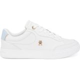 Tommy Hilfiger - Chic Court - Dames Sneakers - Wit - Leer
