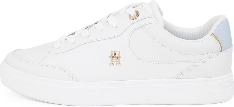 Tommy Hilfiger - Chic Court - Dames Sneakers - Wit - Leer