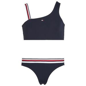 Tommy Hilfiger Swimwear Bandeau-Bikini »ONE SHOULDER BIKINI SET«, (Set, 2er), im One-Shoulder-Design