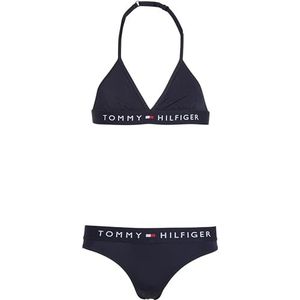 TOMMY HILFIGER Driehoek voor meisjes, Blauw (Woestijnhemel), 12-14 jaar