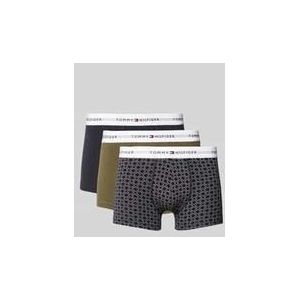 Tommy Hilfiger - Boxer Trunk Set - Veelkleurig - Geometrisch - Marineblauw Olijf