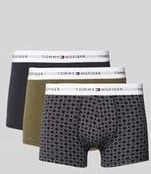 Tommy Hilfiger - Boxer Trunk Set - Veelkleurig - Geometrisch - Marineblauw Olijf