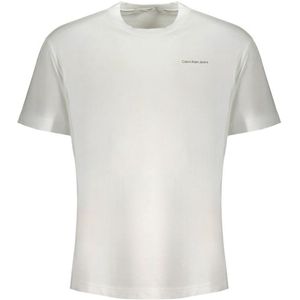 Calvin Klein, Heren, Tops, Wit, Maat: L Katoen,