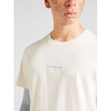 Calvin Klein - Monologo - T-shirt - Ivoor - 100% Regeneratief Katoen