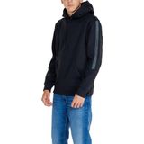 Zwart Sweatshirt Met Capuchon En Lange Mouwen