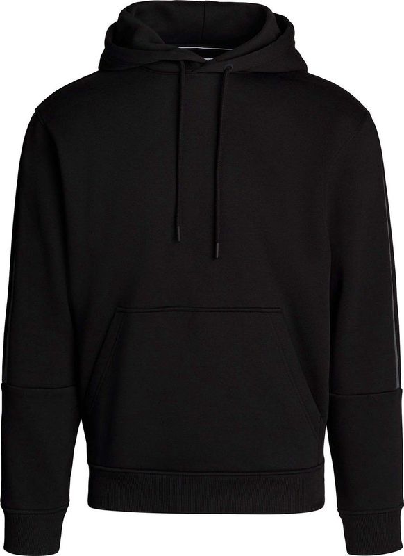 Zwart Sweatshirt Met Capuchon En Lange Mouwen