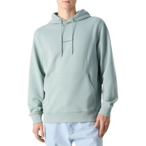 Calvin Klein Jeans, Heren, Sweatshirts & Hoodies, Groen, Maat: 2XL Katoen,