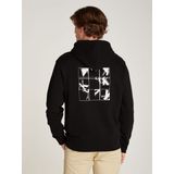 Calvin klein hoodie grid monogram hoodie, beh maat XS