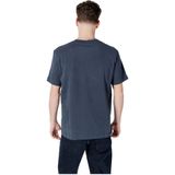 Calvin Klein Jeans - J30J326862 - T-shirt - Blauw - Katoen - Korte Mouwen