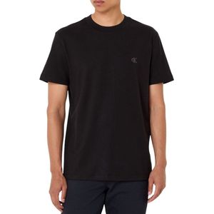 Calvin Klein - Zwarte Minimalistische Logo T-shirt - Heren - Katoen