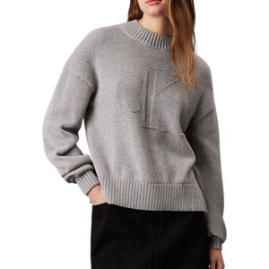 Calvin klein trui ck intarsia loose sw maat XS
