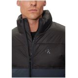 Calvin Klein - Jassen - Blauw - Polyester - Blauwe Herenjas met Zwarte Details