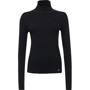 Sweater Ck Jeans Geweven Label Rol Nec - Streetwear - Vrouwen