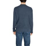 Calvin Klein Blauwe Fijngebreide Trui