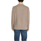 Calvin Klein Bruine Fijngebreide Trui