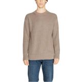 Calvin Klein Bruine Fijngebreide Trui