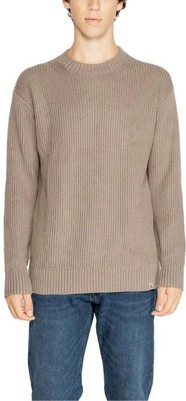 Calvin Klein Bruine Fijngebreide Trui