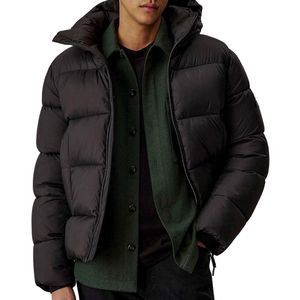 Calvin klein jas hooded quilt puffer maat S